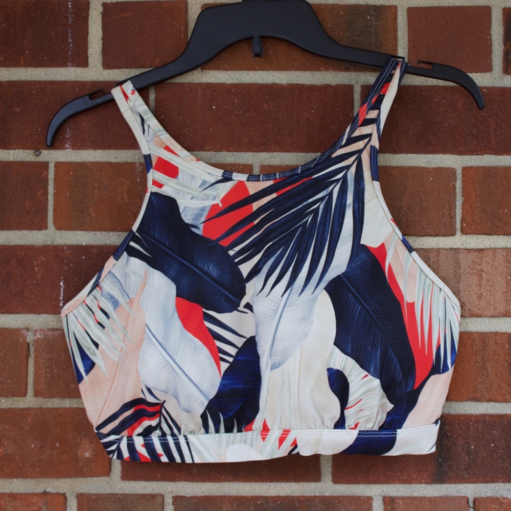 ATHLETA Floral Bikini Top
